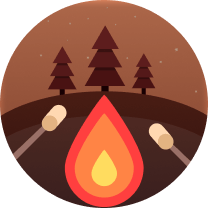 Wood Fire - Gaias Glamp Ground